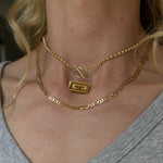 Vintage Givenchy and 18k Gold Filled Mariner Chain