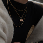 Vintage Repurposed Authentic Cartier Gold Pendant Necklace