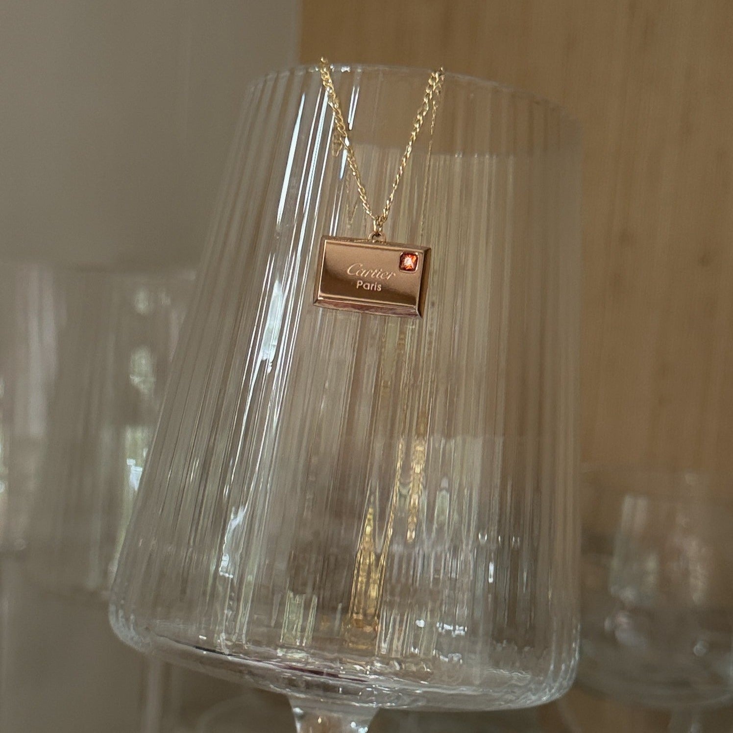 vintage cartier ingot bar charm