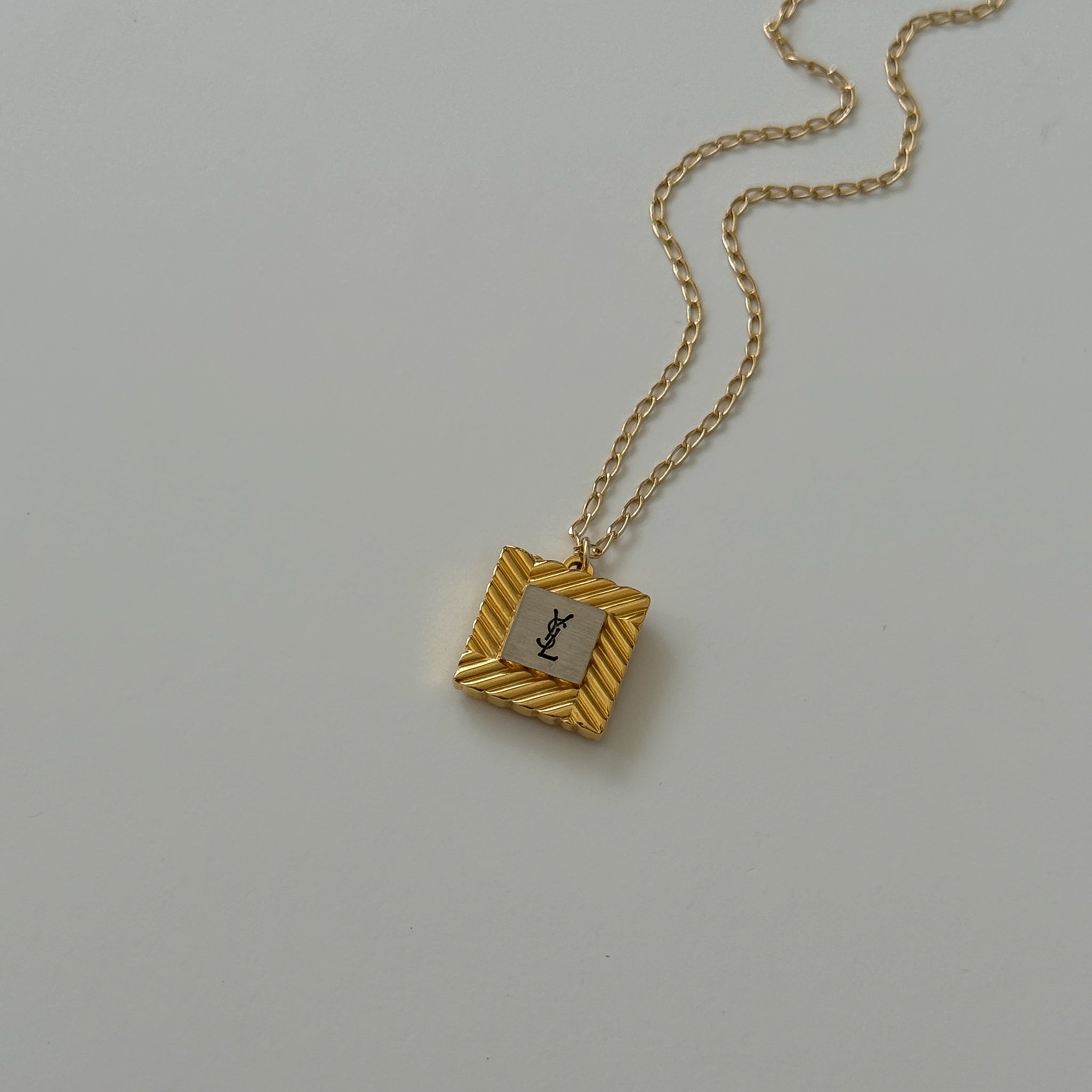 Vintage YSL Two Tone Necklace – Re-Dunne