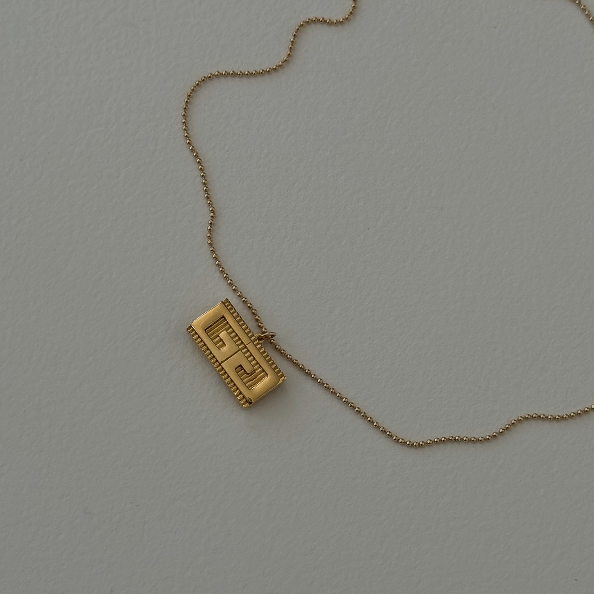 Vintage Repurposed Designer Givenchy Gold Pendant Necklace
