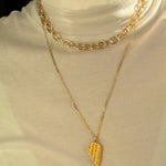 Chunky Gold Filled Choker Chain Necklace