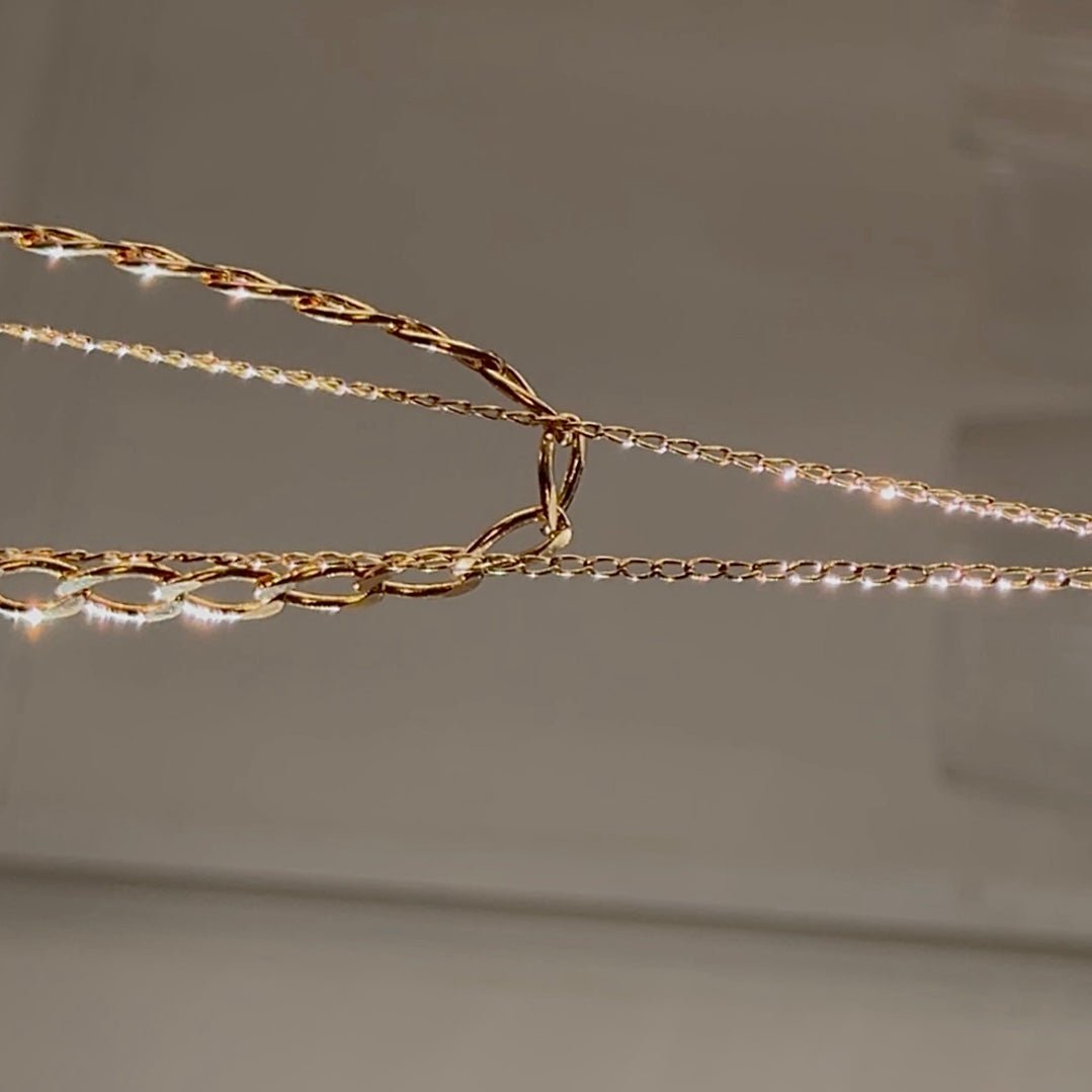 gold filled chain necklace