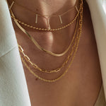 18k Gold Filled Rope twist chain