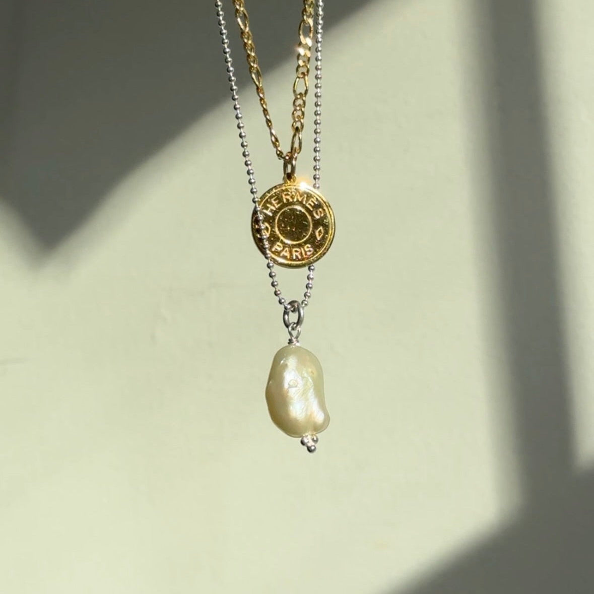 Vintage Hermes Script Gold Necklace – Re-Dunne