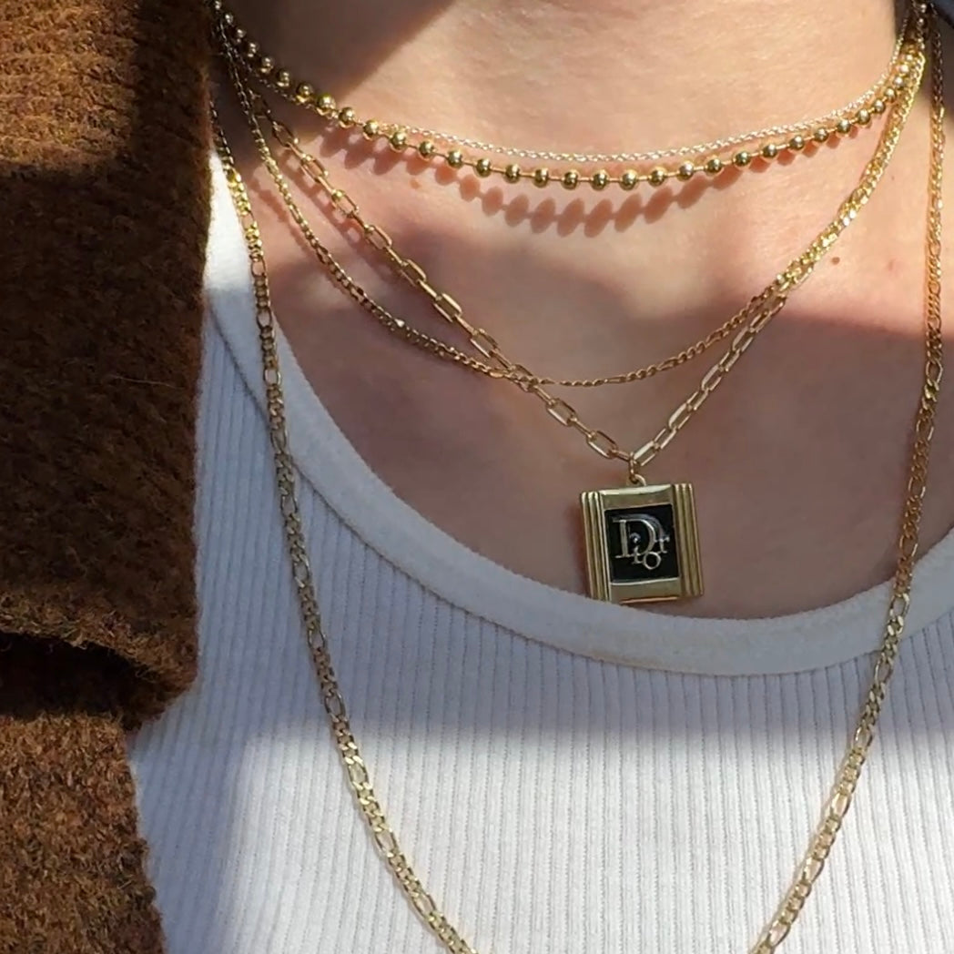 Vintage Dior Square Deco Necklace – Re-Dunne