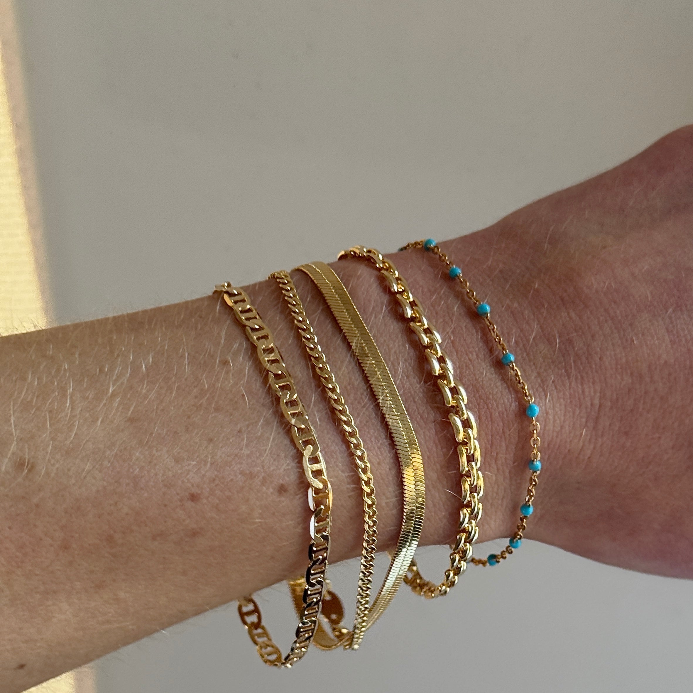 Dainty Curb Chain Bracelet – Re-Dunne