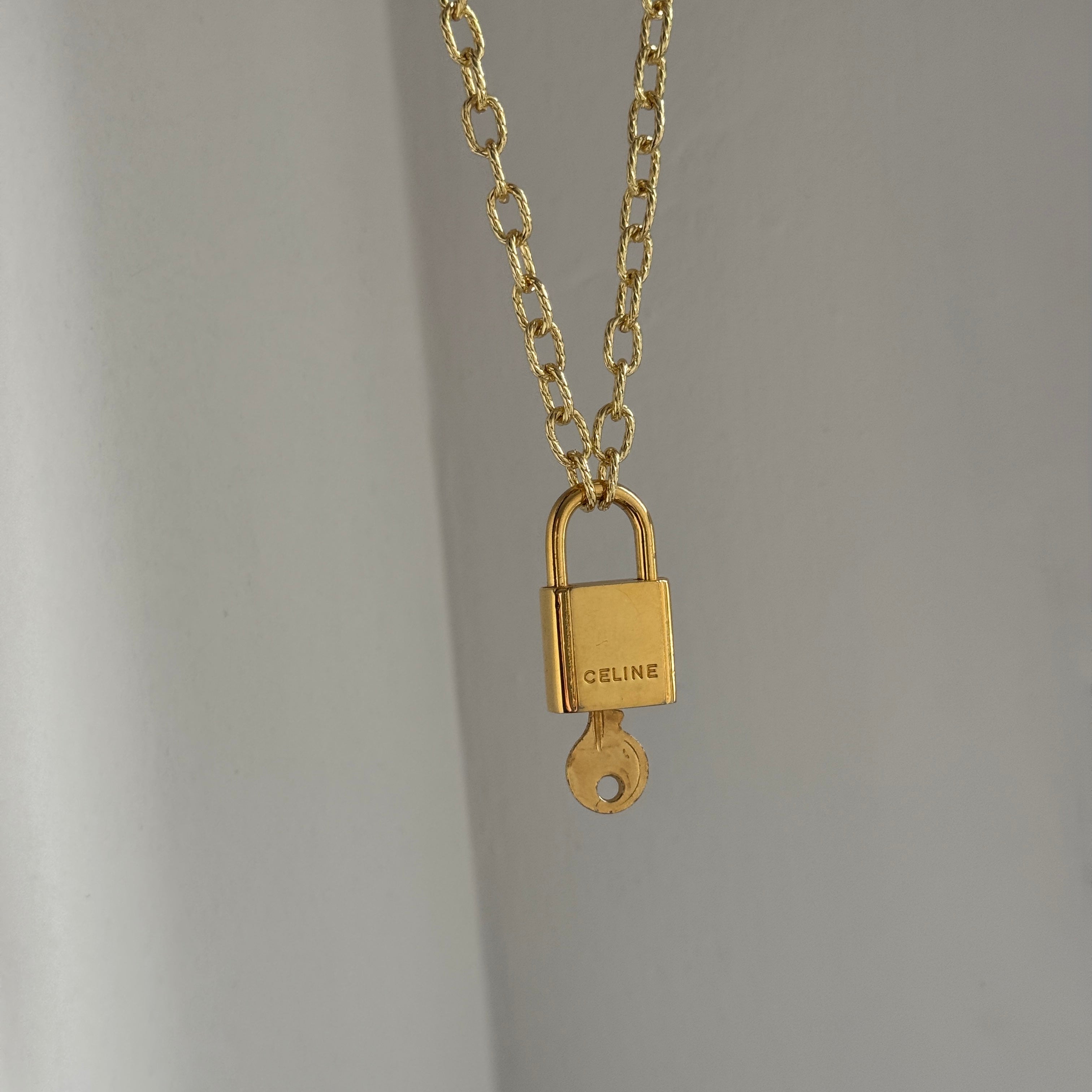 Vintage Céline Lock & Key Necklace – Re-Dunne