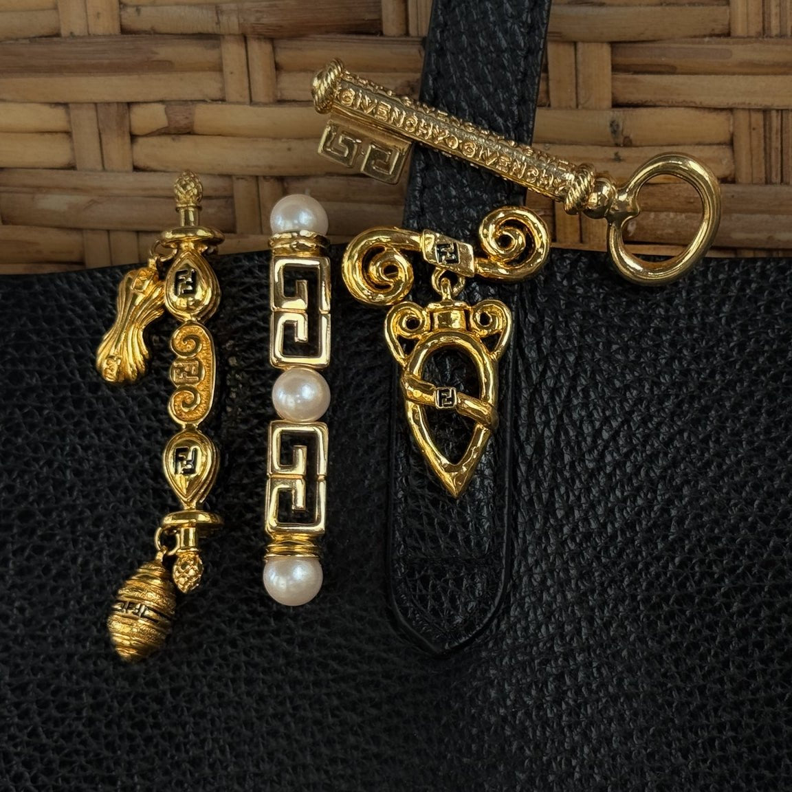 Vintage Givenchy Skeleton Key Pin Brooch