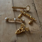 Vintage Givenchy Skeleton Key Pin Brooch