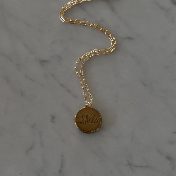 Smoky Quartz Pendant and Bronze Chain Necklace – Barse Jewelry