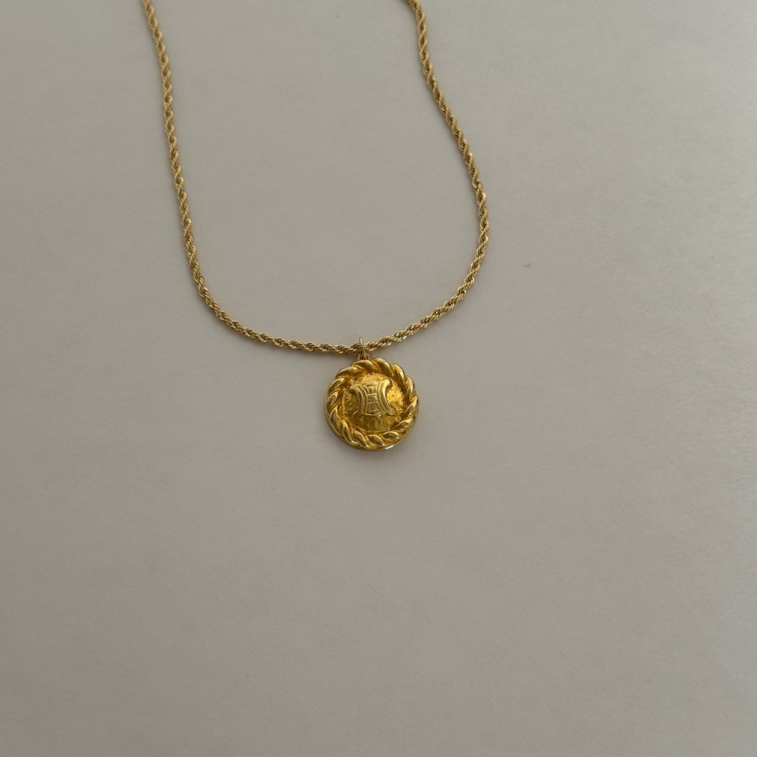 Vintage Celine 90s Twist Trim Necklace – Re-Dunne