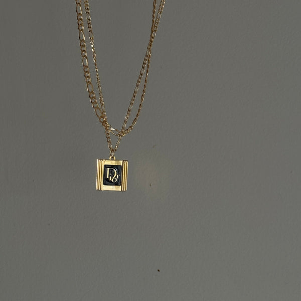 ☆Christian Dior archive Vintage Necklace Vintage 1973 CHRISTIAN DIOR 13 Strands Two Tone Chain