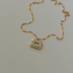 Vintage Authentic Givenchy Gold Silver Pendant Necklace