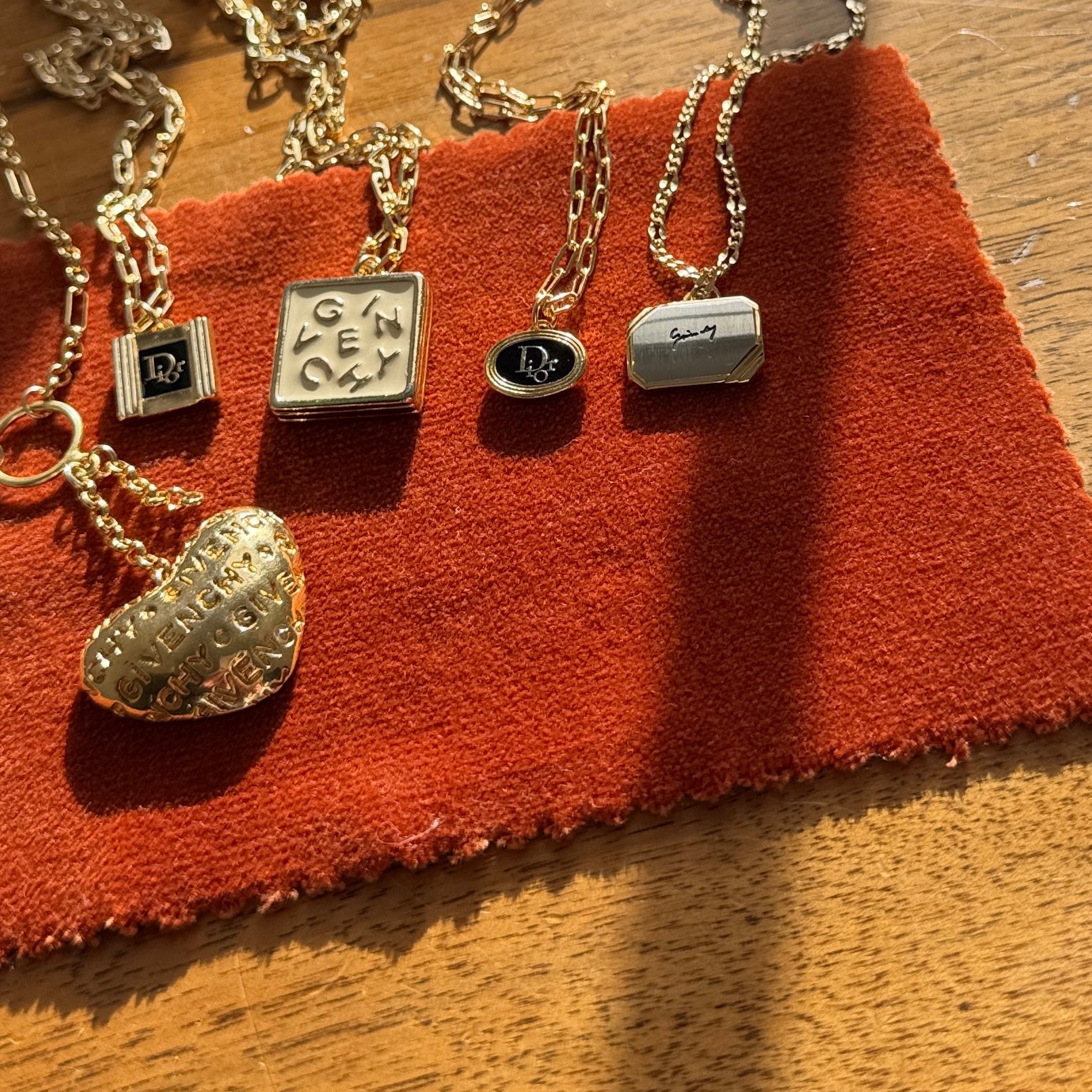 vintage designer pendant necklaces 