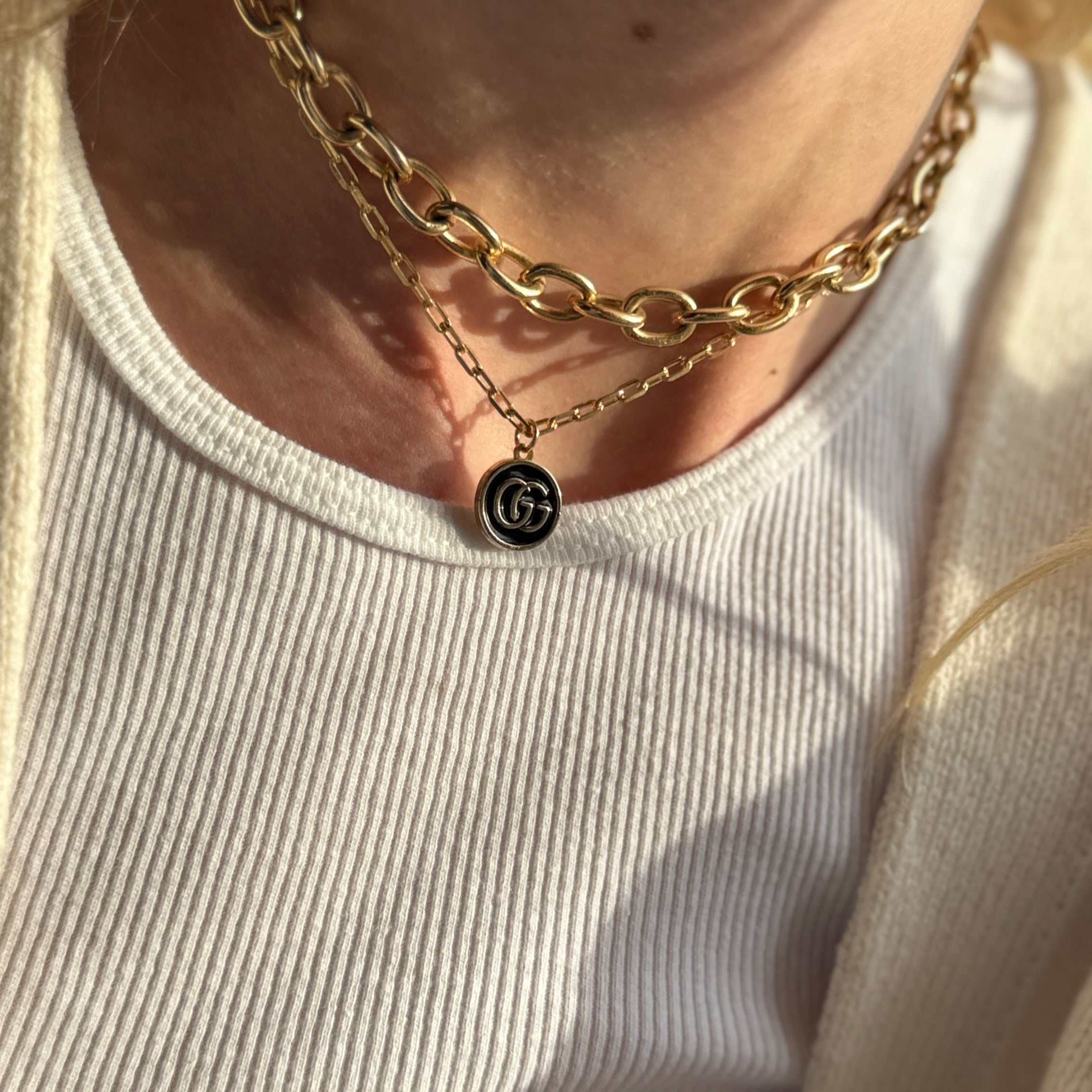 Vintage Designer Gucci Pendant Necklace