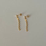 gold filled everyday dainty dangle stud earrings