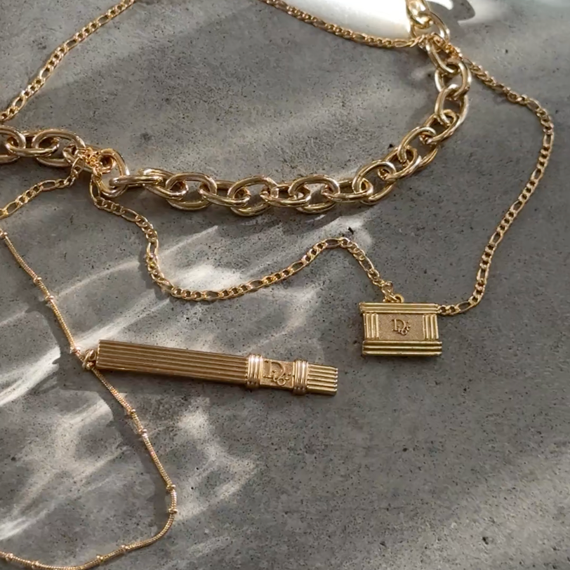 vintage Dior pendant necklace